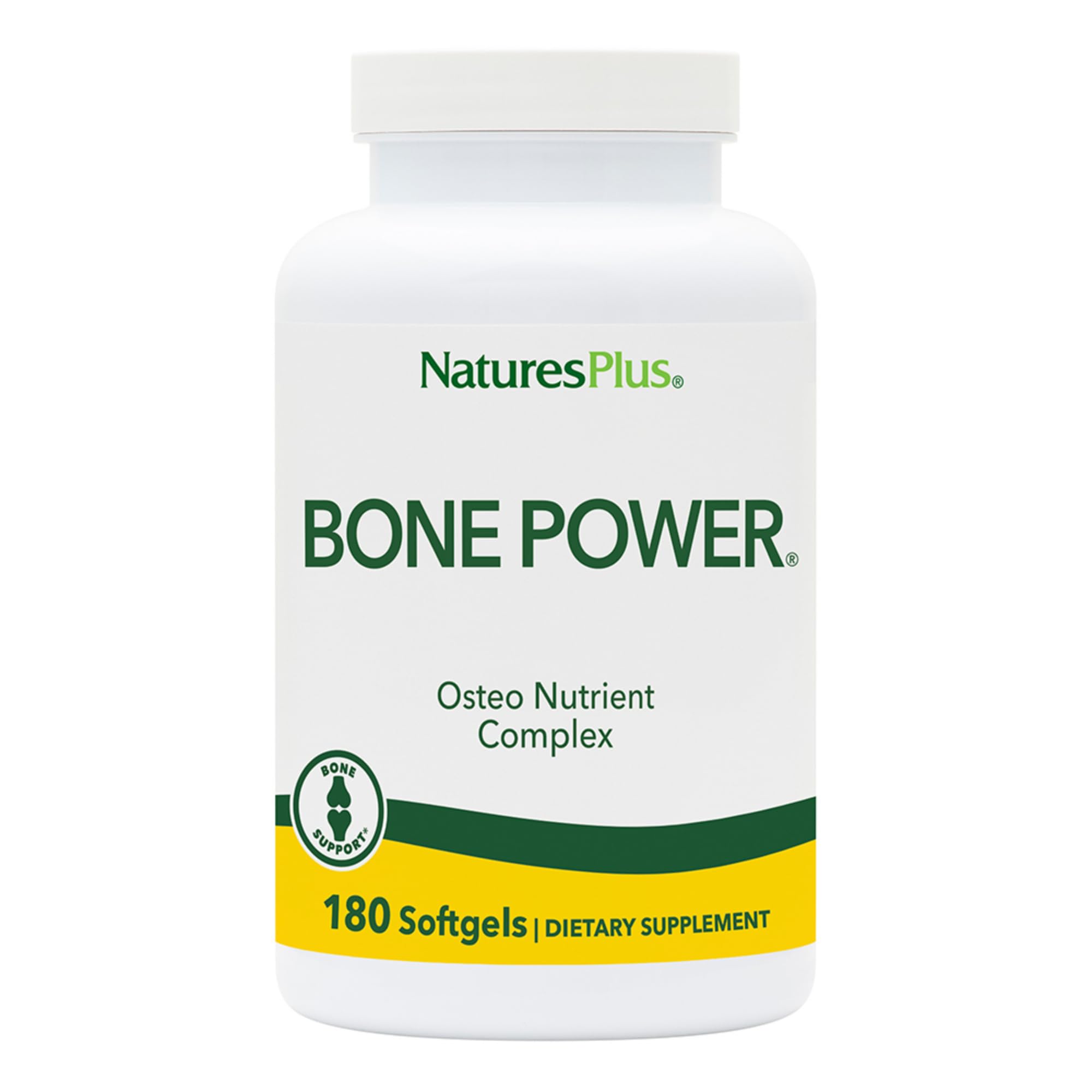 NaturesPlus Bone Power Calcium Supplement 1000mg front view