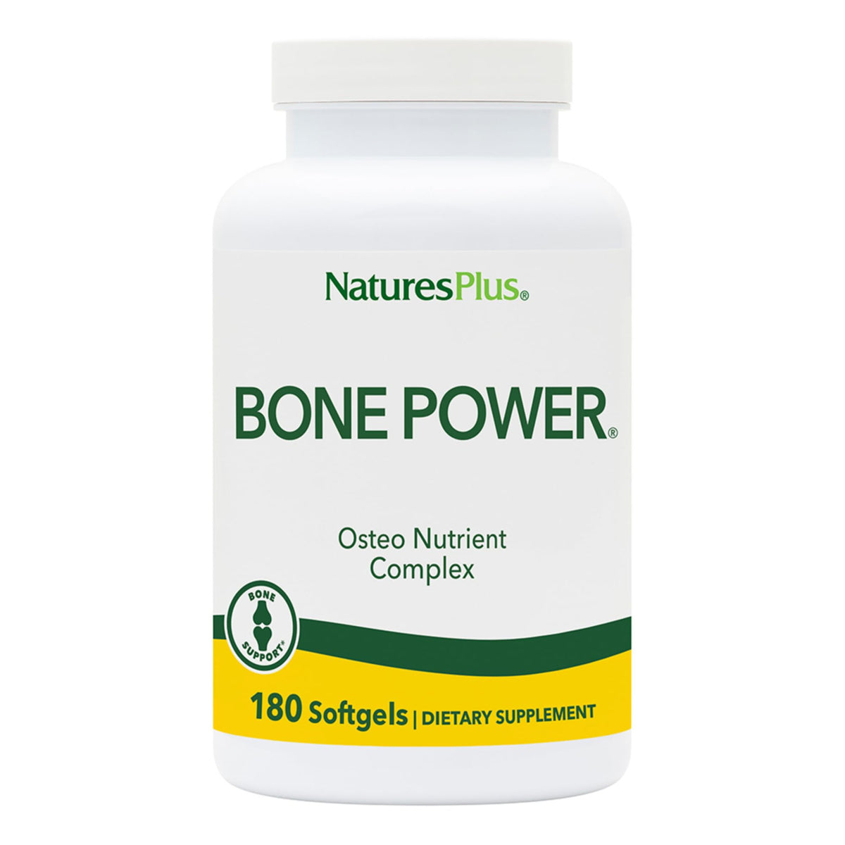 NaturesPlus Bone Power Calcium Supplement 1000mg front view