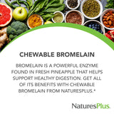 NaturesPlus Bromelain Supplement 40mg packaging