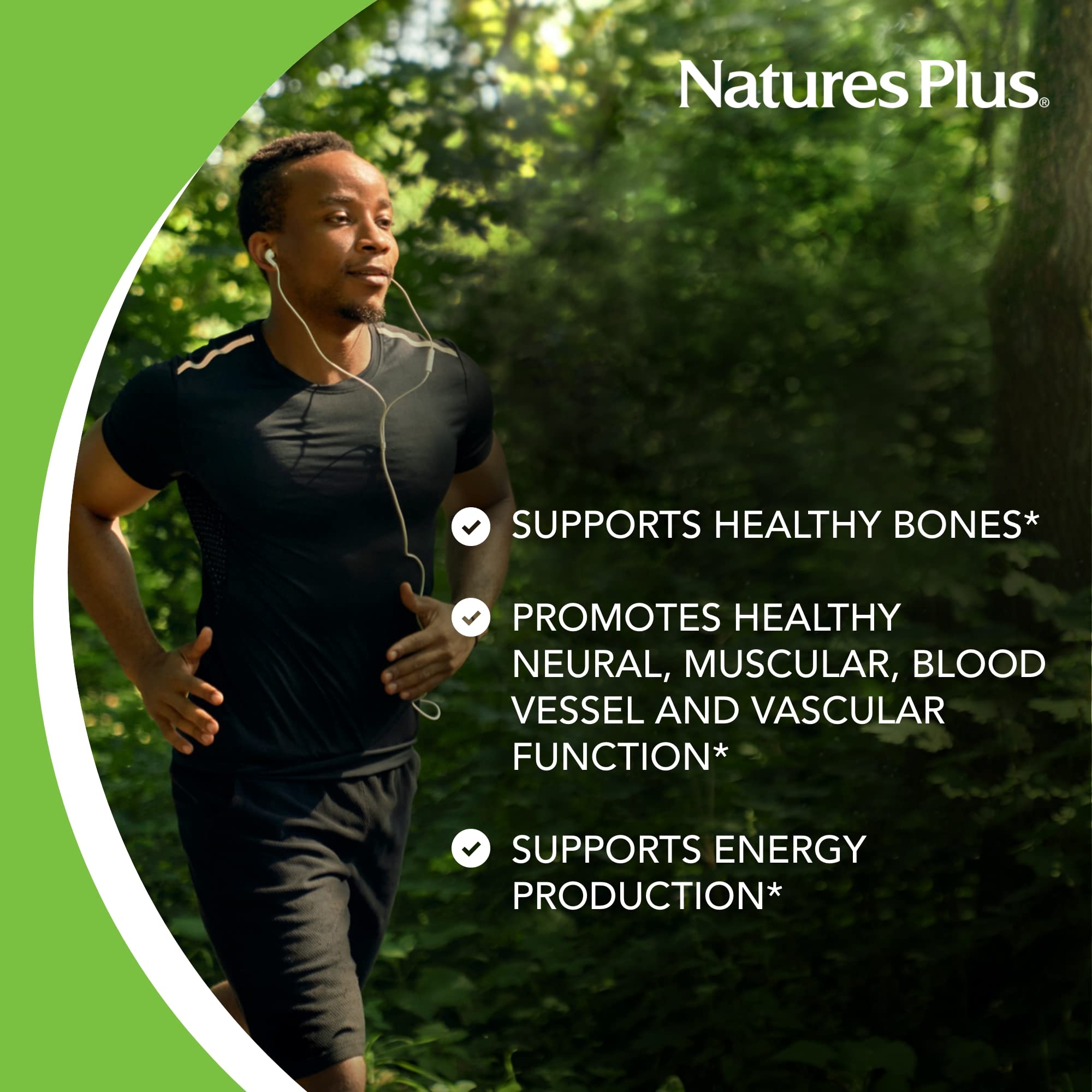 NaturesPlus Cal/Mag 500/250 Tablets with ingredients list