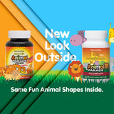 NaturesPlus Chewable Vitamin D3 500 IU for Kids bottle side view