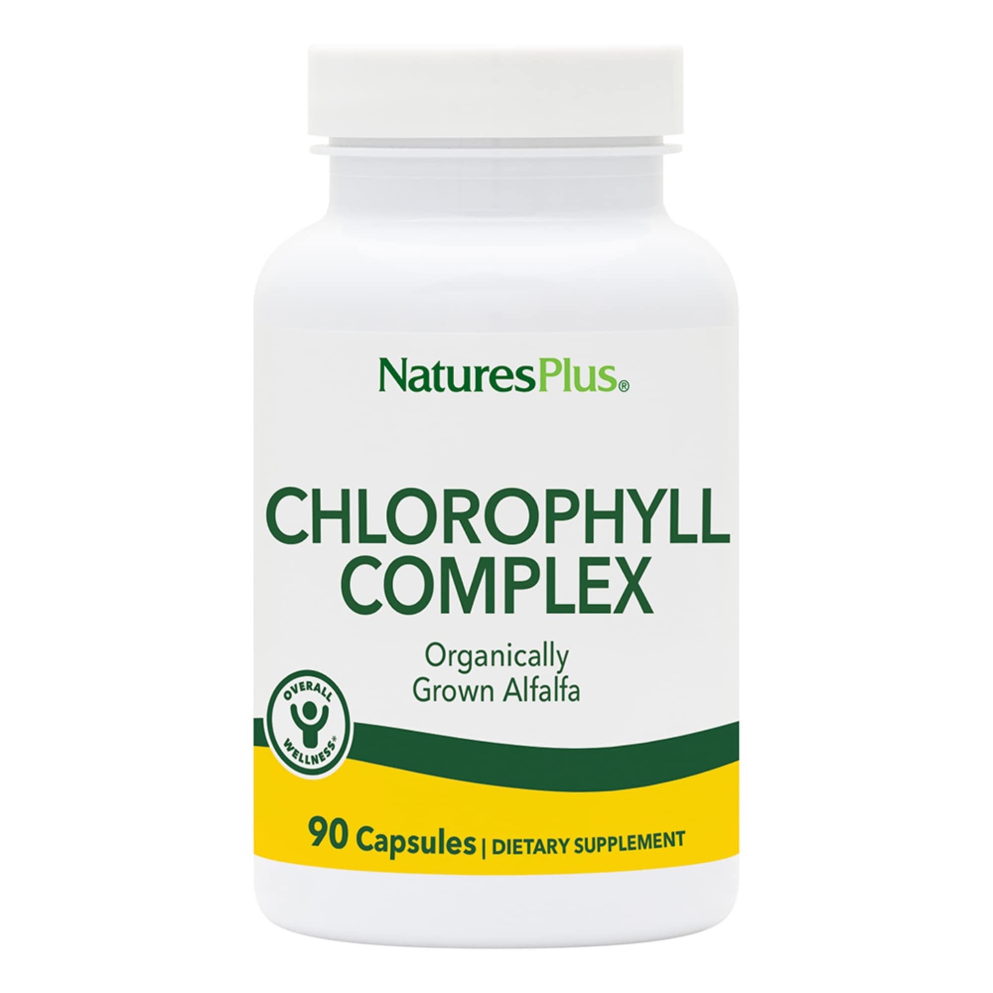 NaturesPlus Chlorophyll Tablets 90 count front view