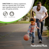 NaturesPlus Chlorophyll Tablets in hand