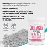 NaturesPlus Collagen Peptides Berry Lemonade ingredients list