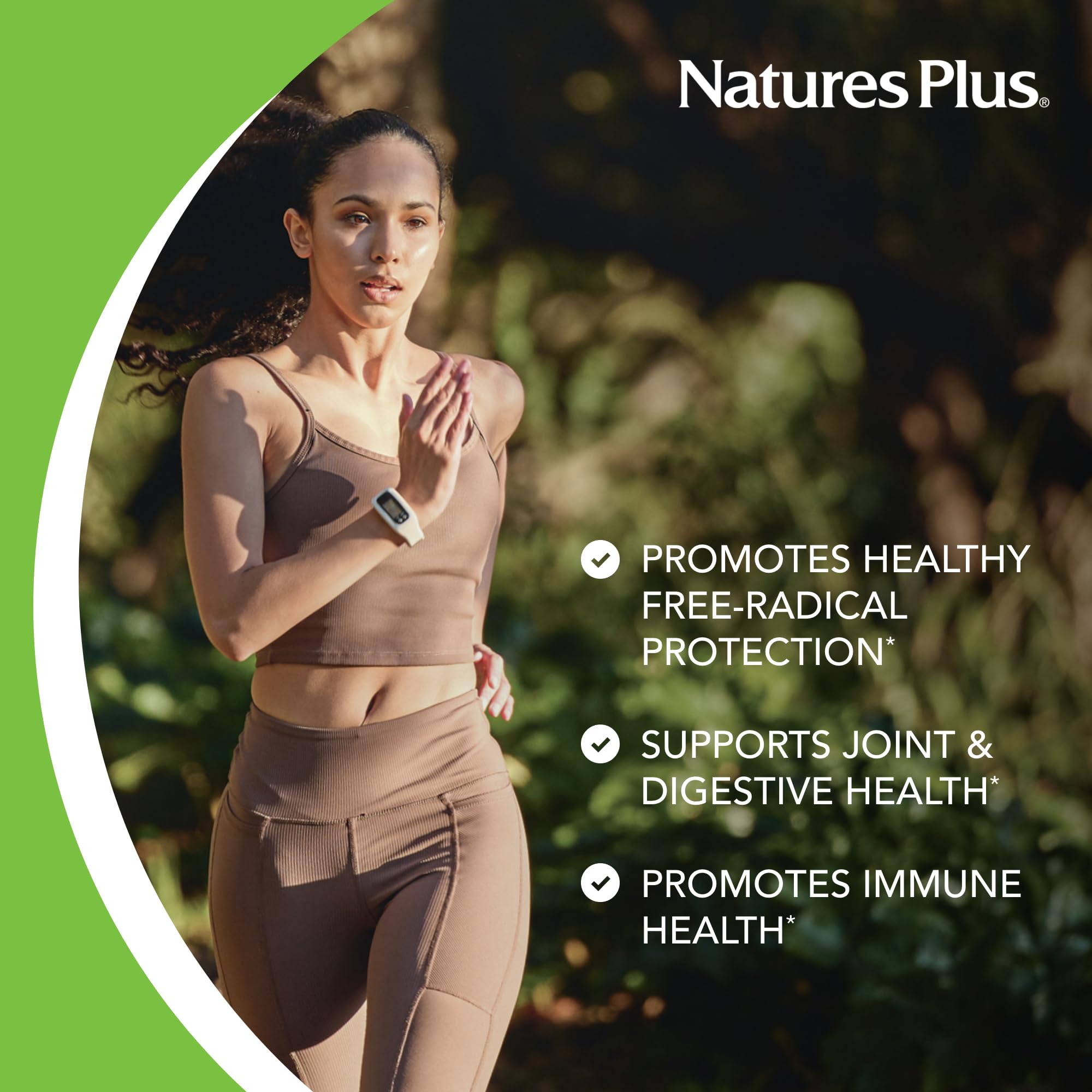 NaturesPlus Curcumin Supplement 68g capsule close-up