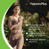 NaturesPlus Curcumin Supplement 68g capsule close-up