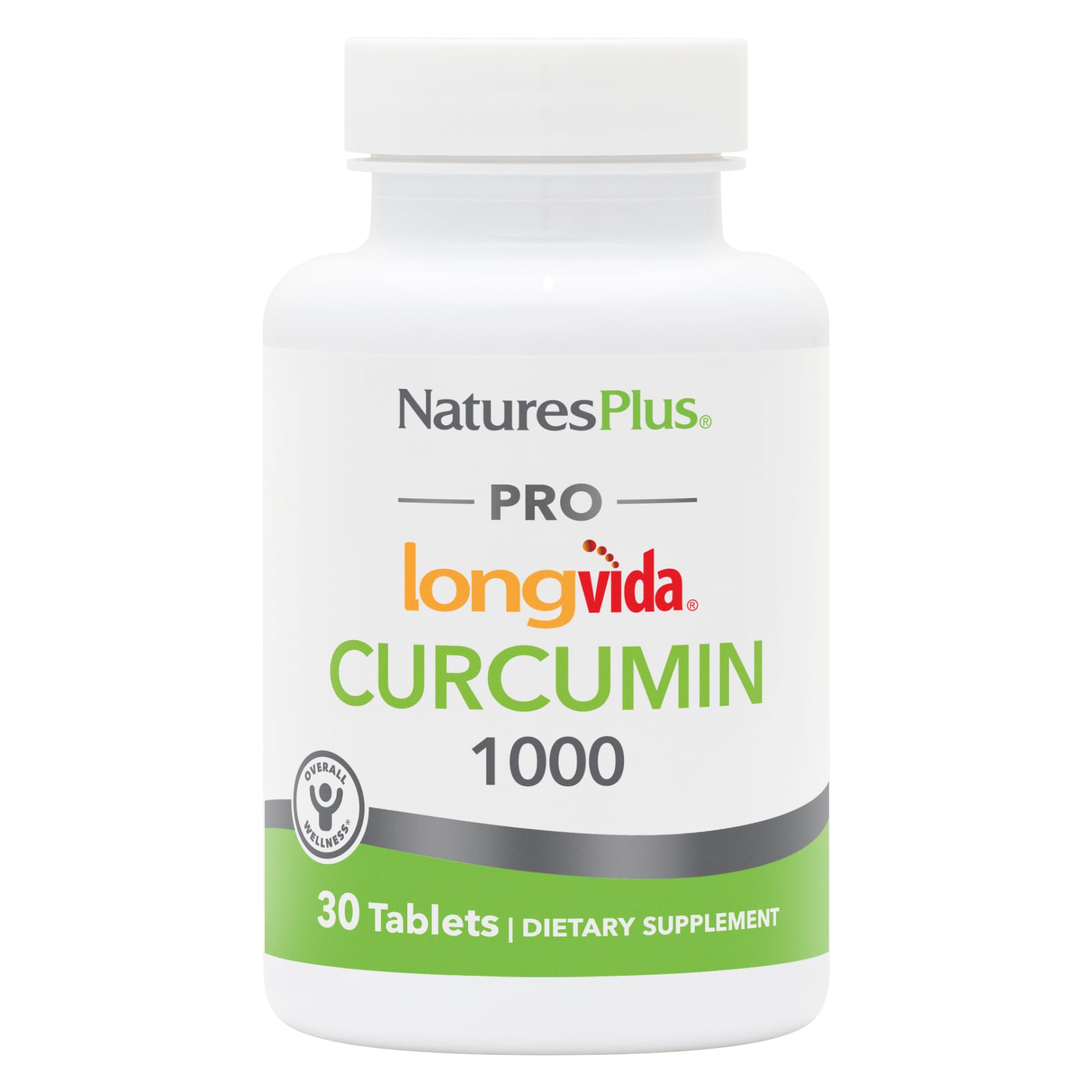 NaturesPlus Curcumin Supplement 68g front view