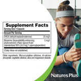 NaturesPlus DHEA capsules in a hand
