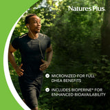 NaturesPlus DHEA ingredients list on packaging