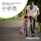 NaturesPlus DHEA supplement bottle side view