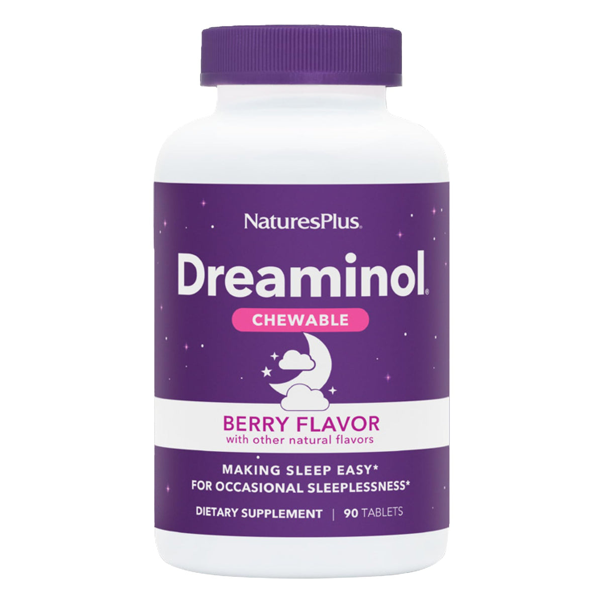 NaturesPlus DREAMINOL Chewable Sleep Supplement front view