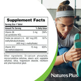 NaturesPlus Folic Acid Hearts side view packaging