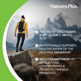 NaturesPlus GI Natural Multi-Enzyme Supplement 222g packaging