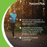 NaturesPlus Gugulipid 1000 mg Extended Release Tablets ingredients list