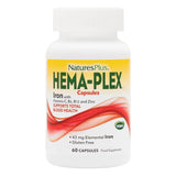 NaturesPlus Hema-Plex Iron 85mg supplement front view