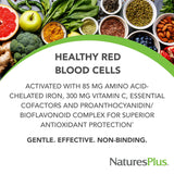 NaturesPlus Hema-Plex Iron 85mg supplement side view