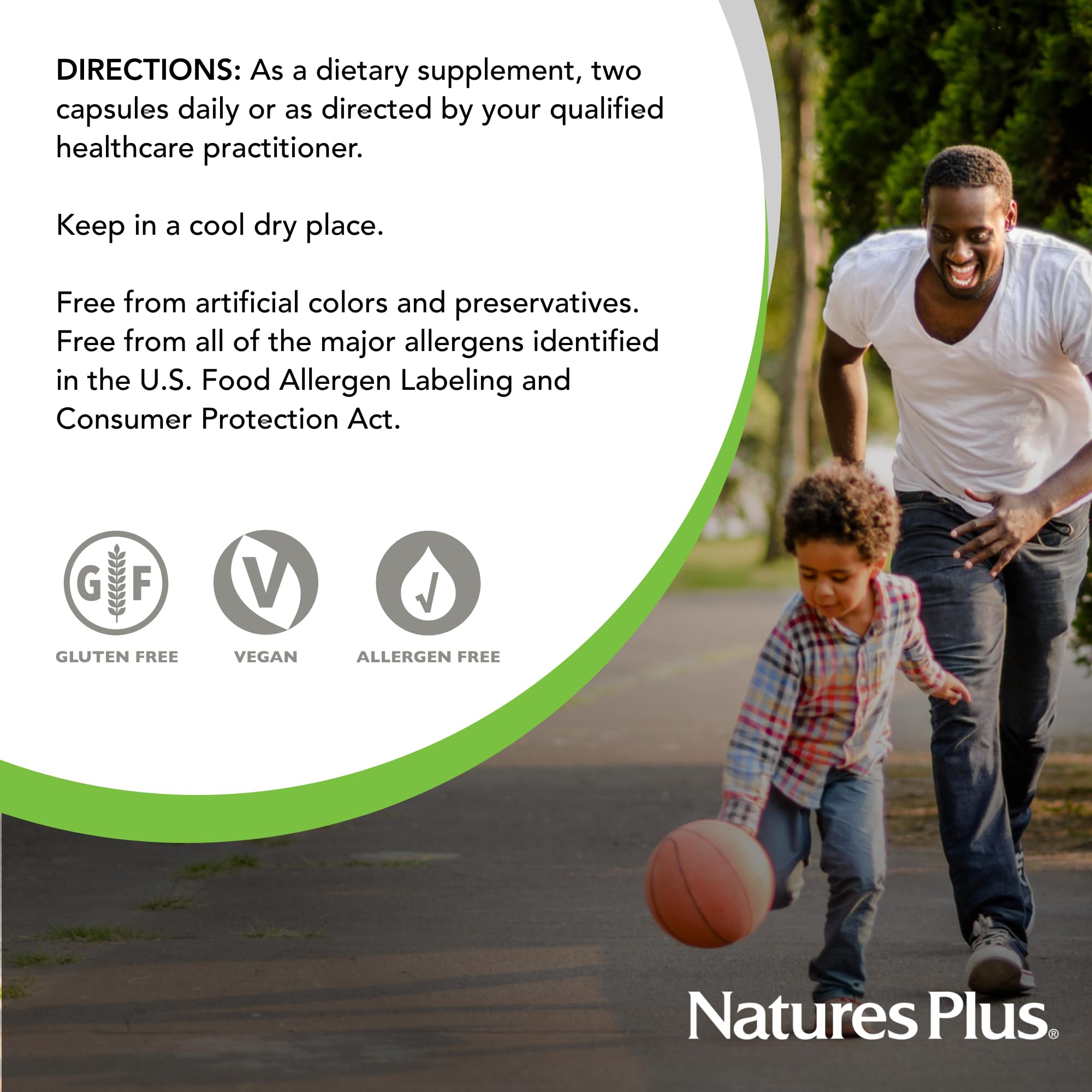 NaturesPlus Hema-Plex Iron packaging with ingredients listed