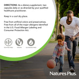 NaturesPlus Hema-Plex Iron packaging with ingredients listed
