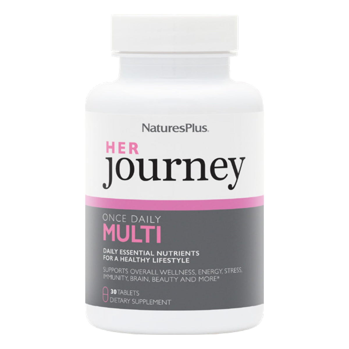 NaturesPlus Her Journey Women's Multivitamin 60 Tablets front view