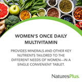 NaturesPlus Her Journey Women's Multivitamin 60 Tablets side view