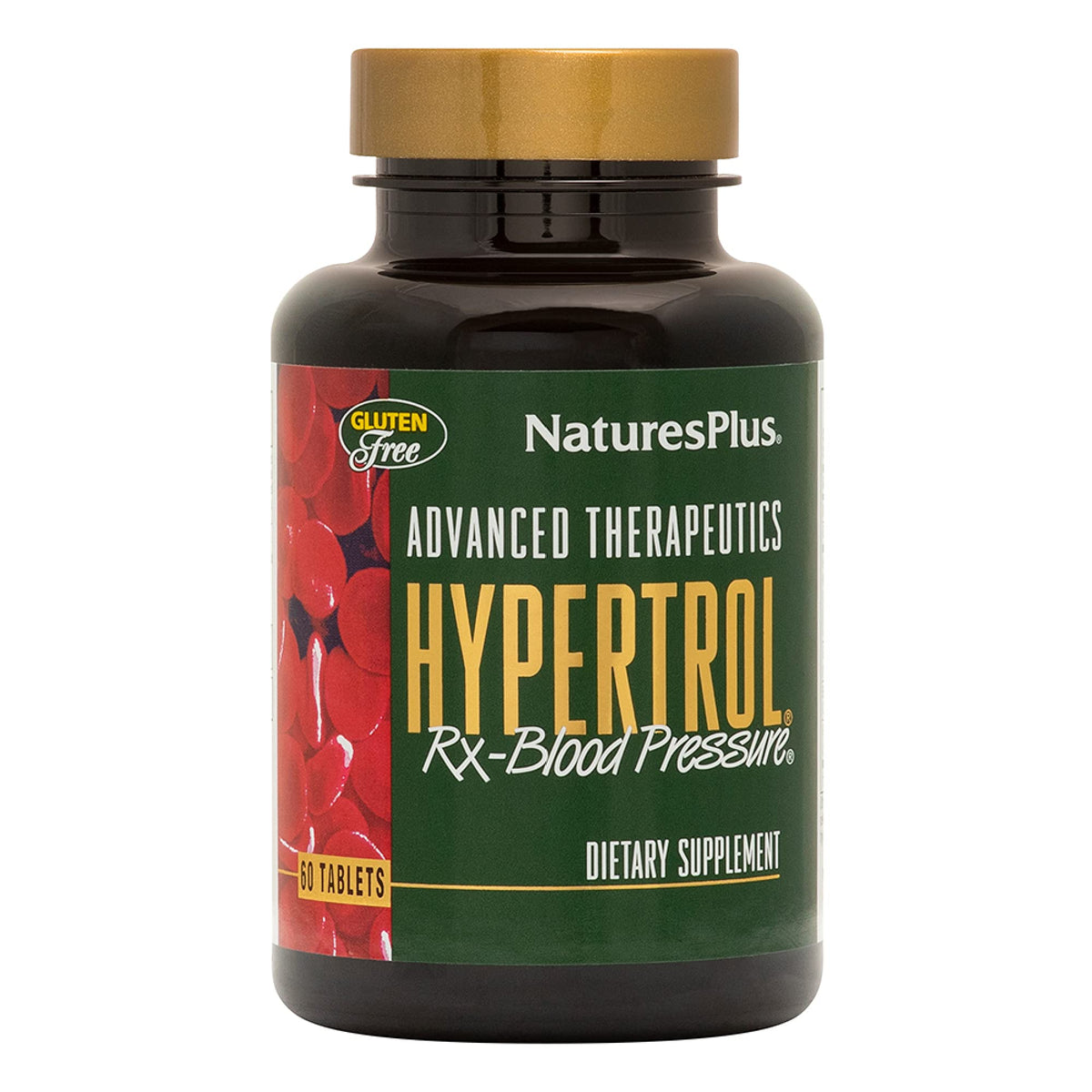 NaturesPlus Hypertrol Rx-Blood Pressure supplement bottle front view