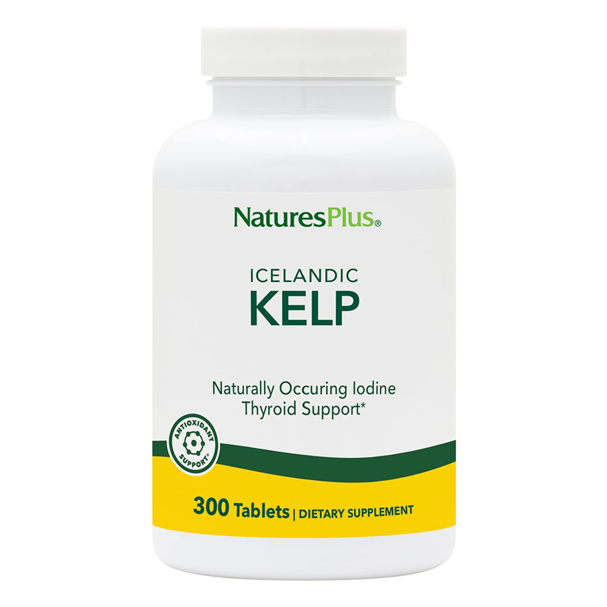 NaturesPlus Icelandic Kelp Supplement front view with packaging