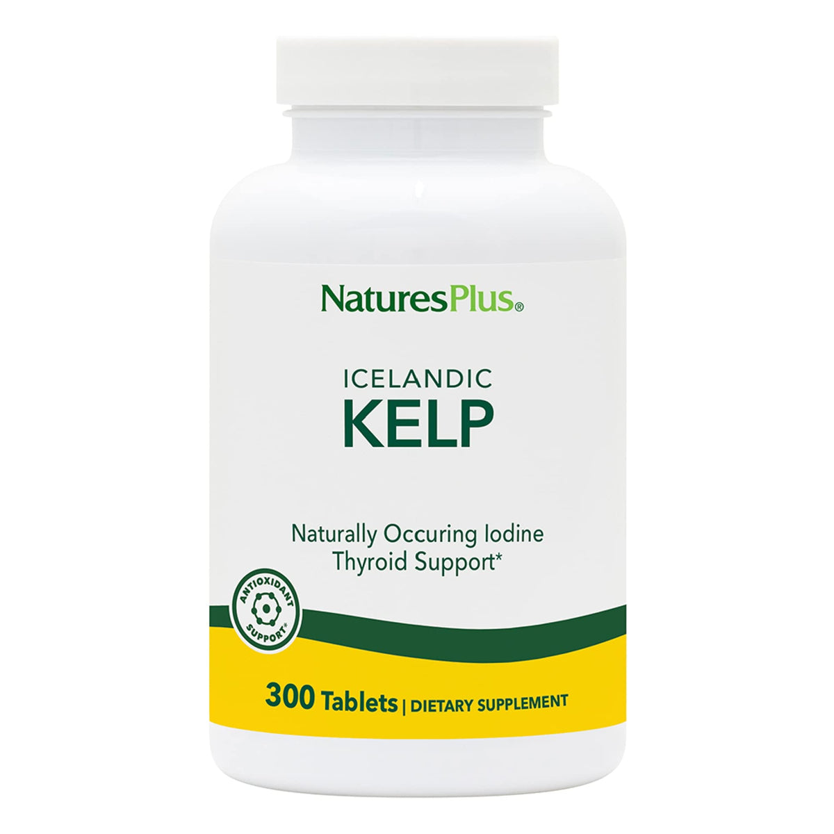 NaturesPlus Icelandic Kelp Supplement front view with packaging