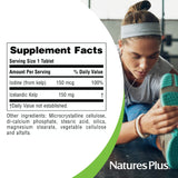 NaturesPlus Icelandic Kelp Supplement lifestyle scene on a kitchen counter