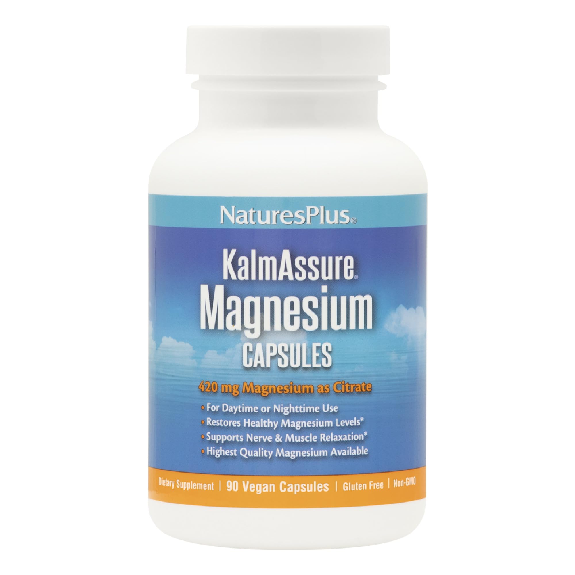 NaturesPlus KalmAssure Magnesium 280g front view