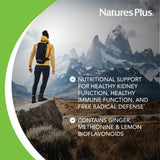 NaturesPlus Kidney Support Complex 168g back view