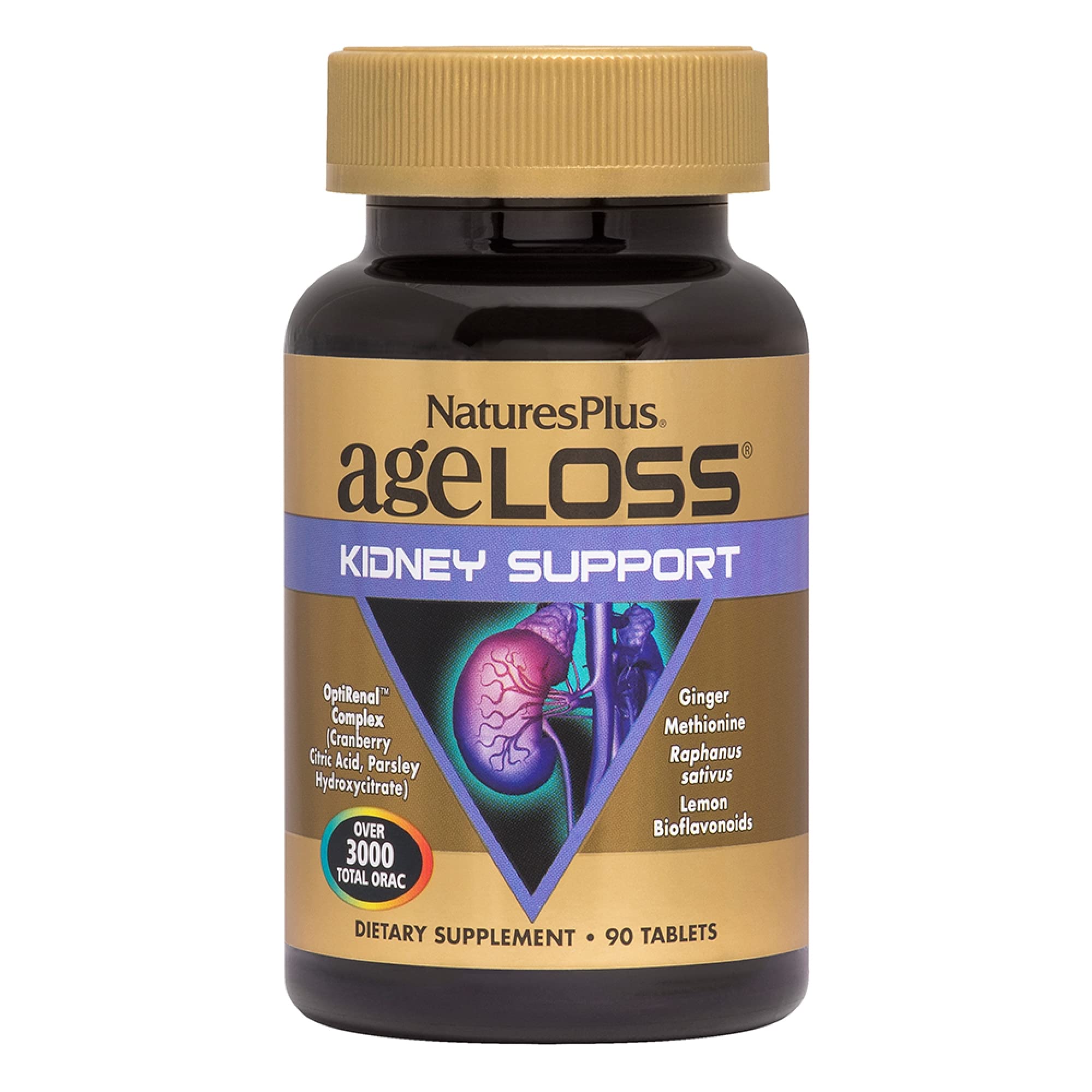 NaturesPlus Kidney Support Complex 168g front view