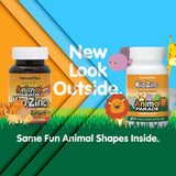 NaturesPlus KidZinc animal-shaped lozenges packaging