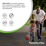 NaturesPlus Magnesium Drink Mix 426g back view