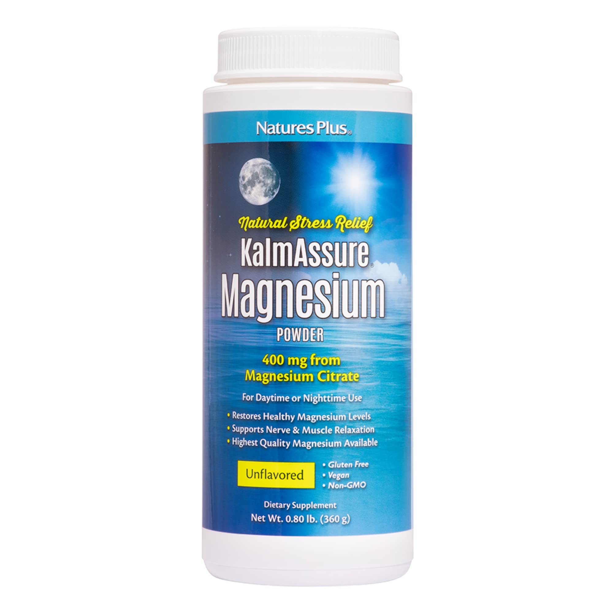 NaturesPlus Magnesium Drink Mix 426g front view