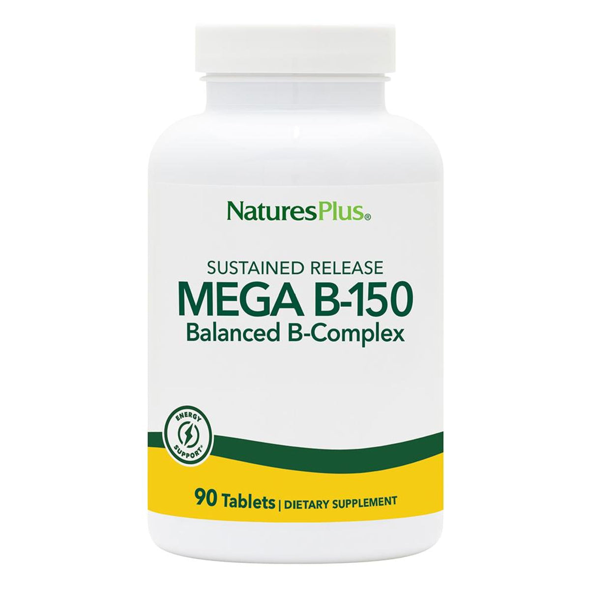 NaturesPlus Mega B-150 B-Complex supplement front view