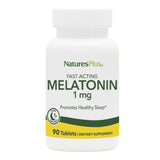 NaturesPlus Melatonin 1 mg 90 tablets front view