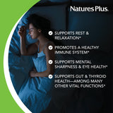 NaturesPlus Melatonin 3 mg Fast-Acting Tablets packaging