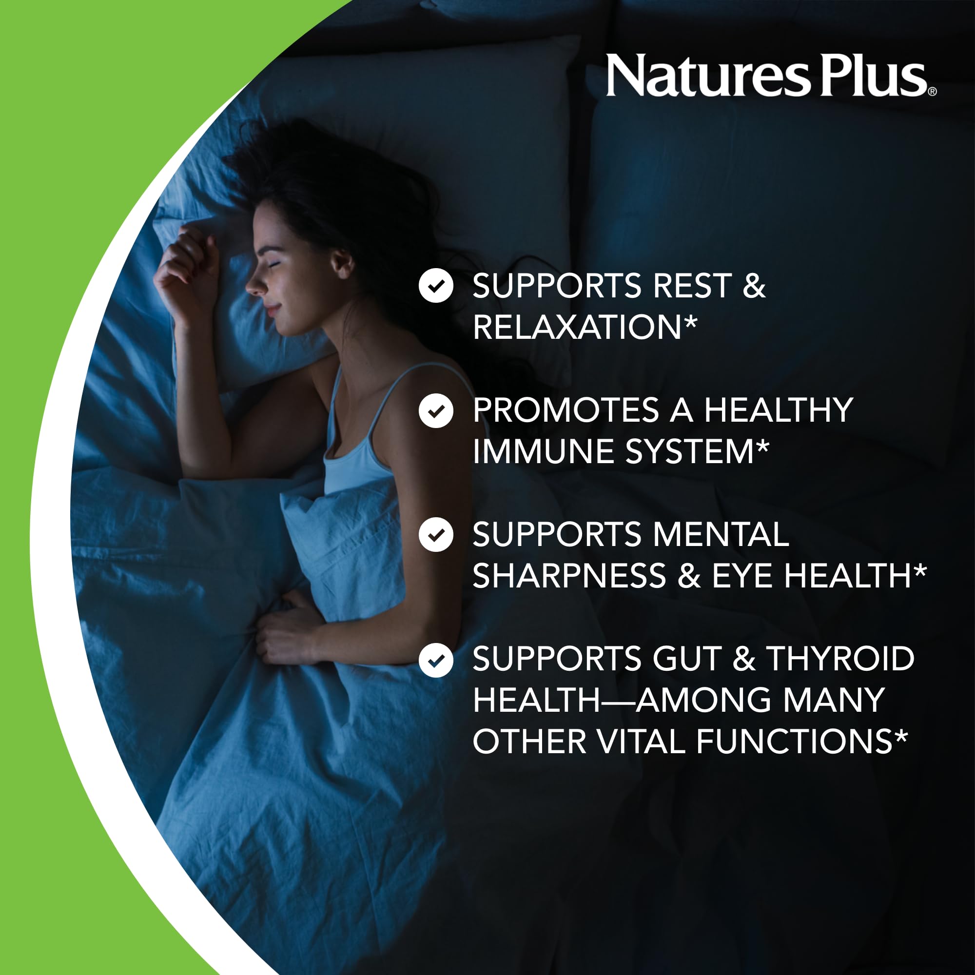 NaturesPlus Melatonin 3 mg Fast-Acting Tablets packaging