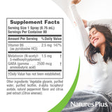 NaturesPlus Melatonin Spray 85g natural peppermint flavour