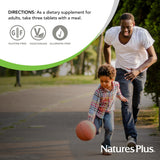 NaturesPlus Mixed Vegetables Supplement 1300mg on a kitchen counter