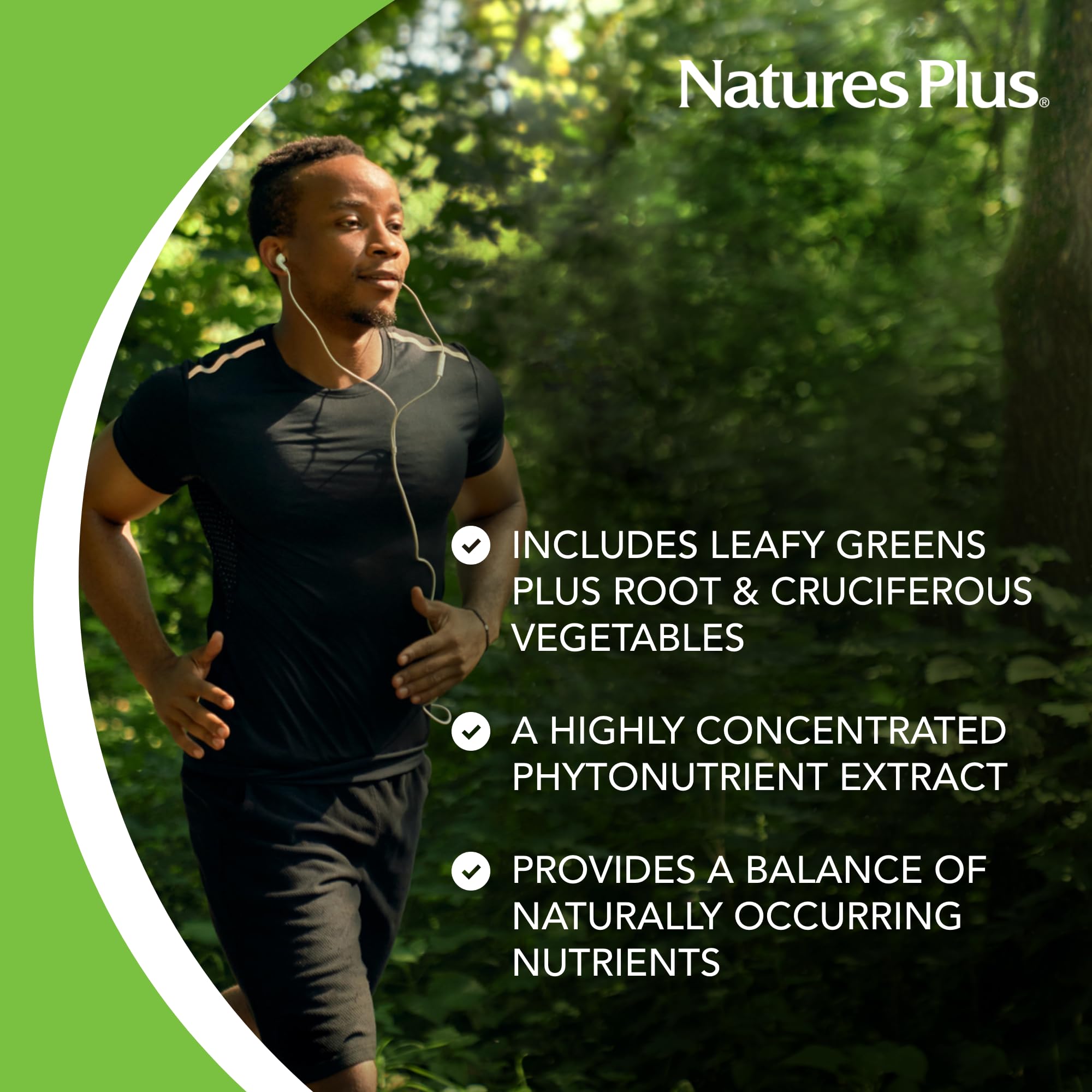 NaturesPlus Mixed Vegetables Supplement 1300mg packaging