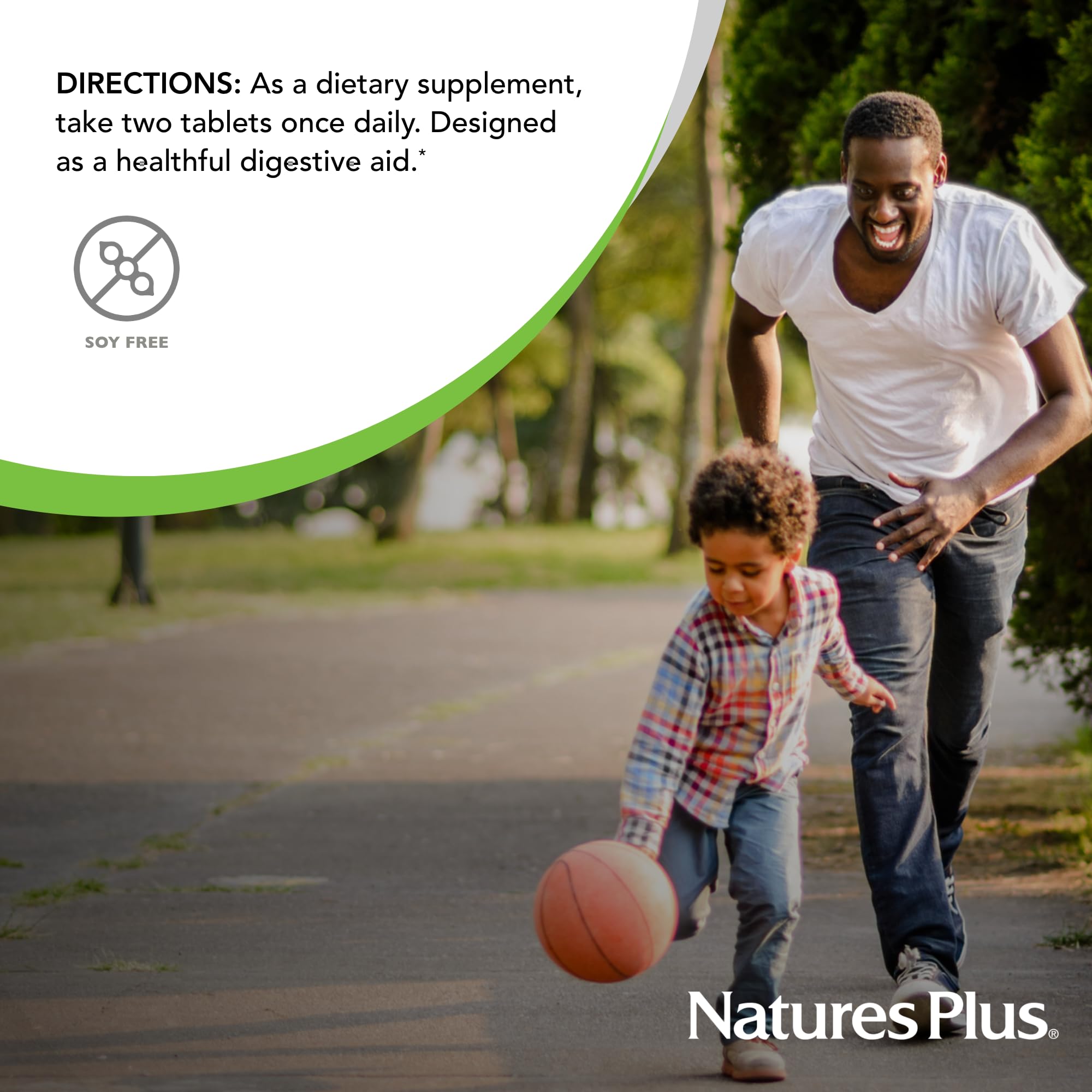 NaturesPlus Multi-Enzymes Supplement 240g packaging details