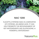 NaturesPlus N-Acetyl-Cysteine (NAC) 80g side view