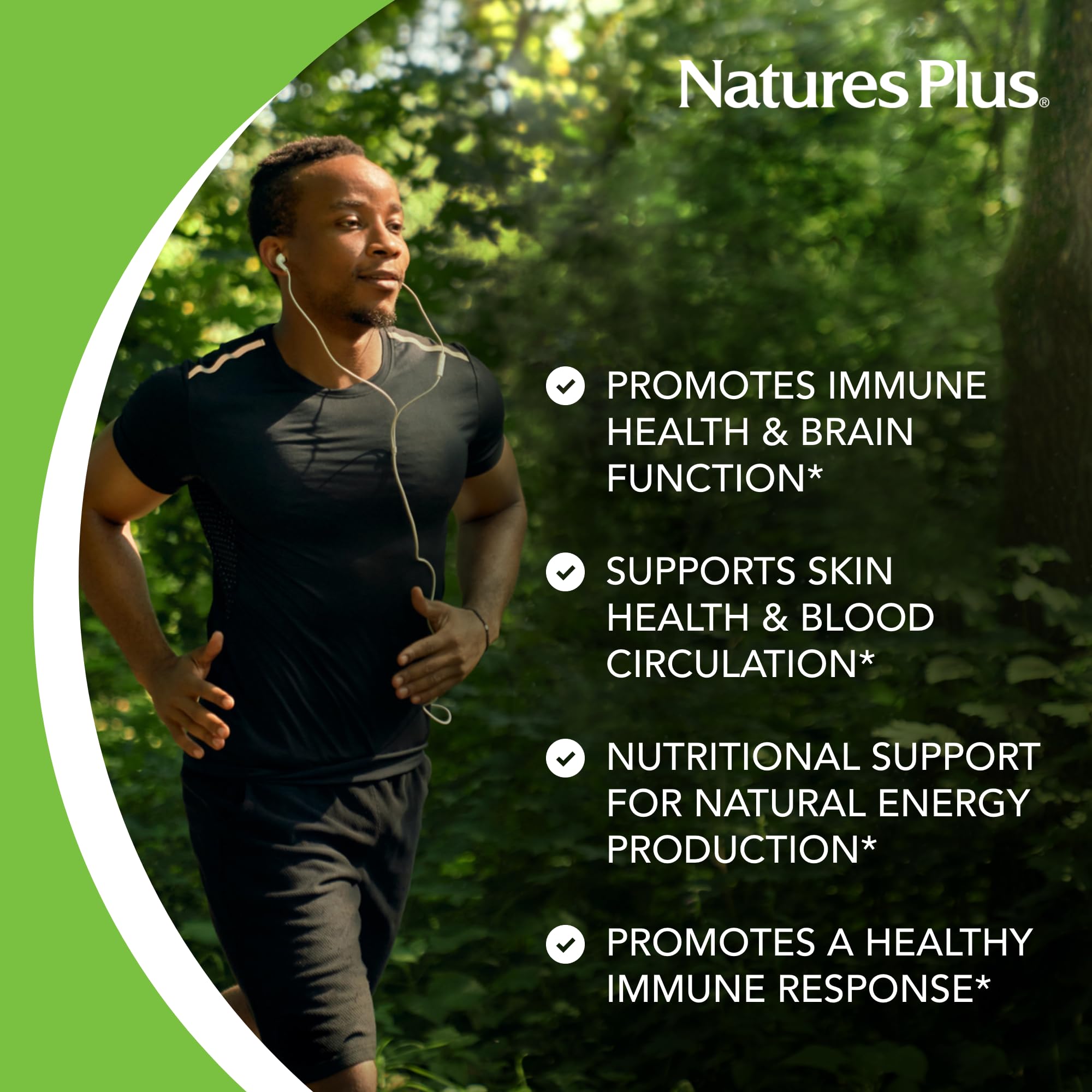 NaturesPlus Niacinamide 1000mg tablets close-up