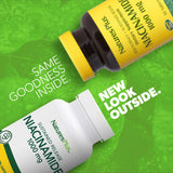 NaturesPlus Niacinamide 1000mg tablets side view