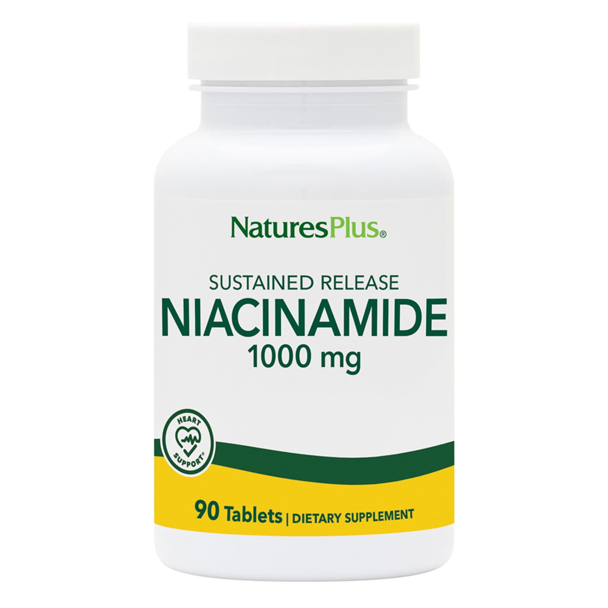 NaturesPlus Niacinamide Vitamin B3 Supplement front view