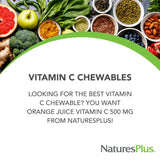 NaturesPlus Orange Juice Vitamin C Chewable Tablets packaging