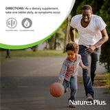 NaturesPlus Pancreatin Multi-Enzyme Supplement back view