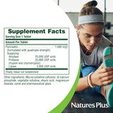 NaturesPlus Pancreatin Multi-Enzyme Supplement ingredients list
