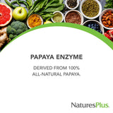NaturesPlus Papaya Enzyme Chewables 100g side view